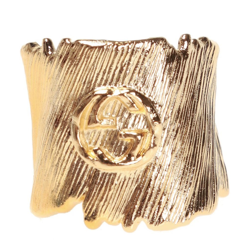Gucci Gold Sculptural Ring